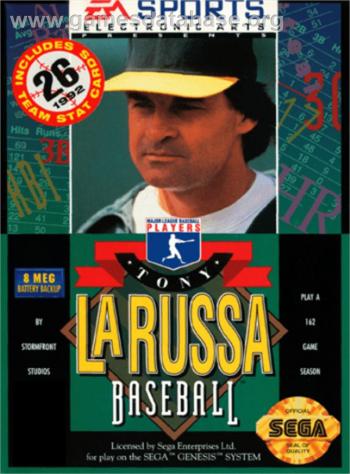 Cover Tony La Russa Baseball for Genesis - Mega Drive